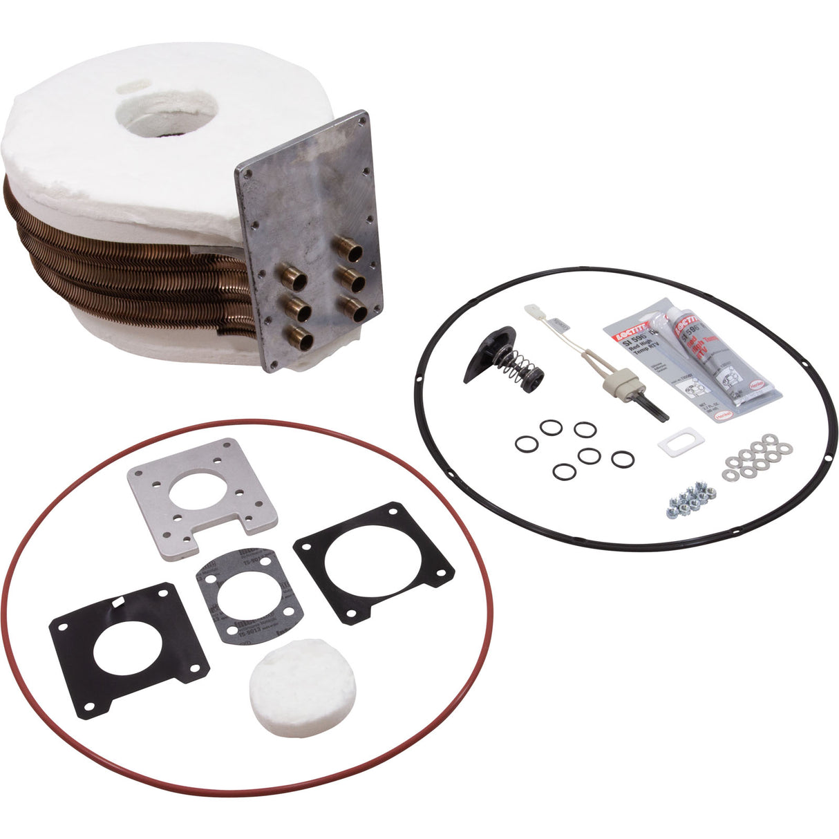 Tube Sheet Coil Assy, Pent Max-E-Therm 200HD, After 1-12-09 : 474062 - Pentair - 788379792008 - PartsForSpas.com