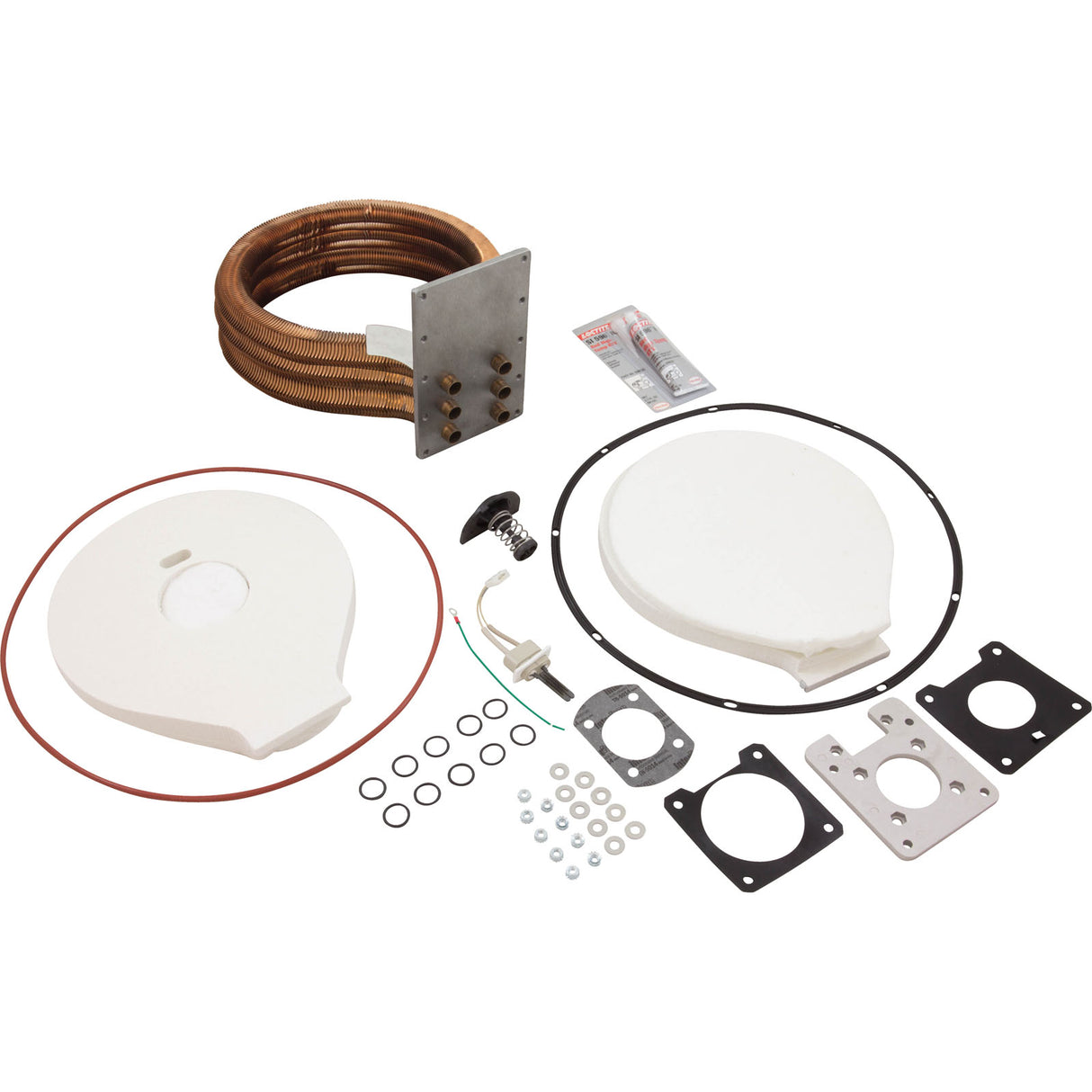 Heat Exchanger, Pentair Sta-Rite Max-E-Therm SR200, Copper : 77707-0242 - StaRite/Pentair - 022315303492 - PartsForSpas.com