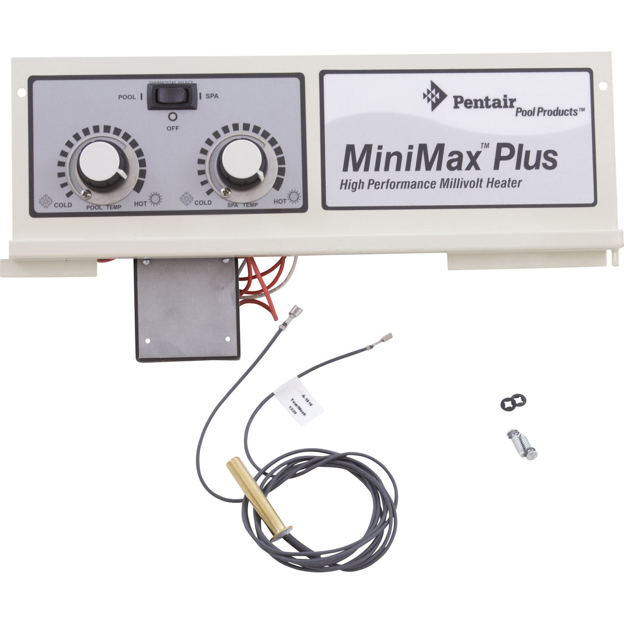 Control Panel, Pentair Minimax Plus, Millivolt 150 : 471020 - Purex/Pentair - 471020 - PartsForSpas.com