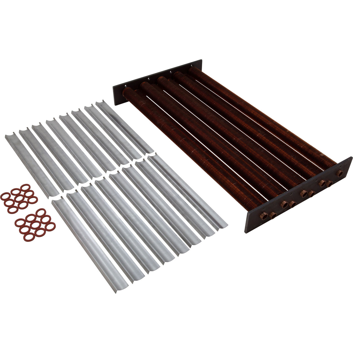 Heat Exchanger, Pentair Purex MiniMax NT 400, with out Heads : 471936 - Purex/Pentair - 471936 - PartsForSpas.com