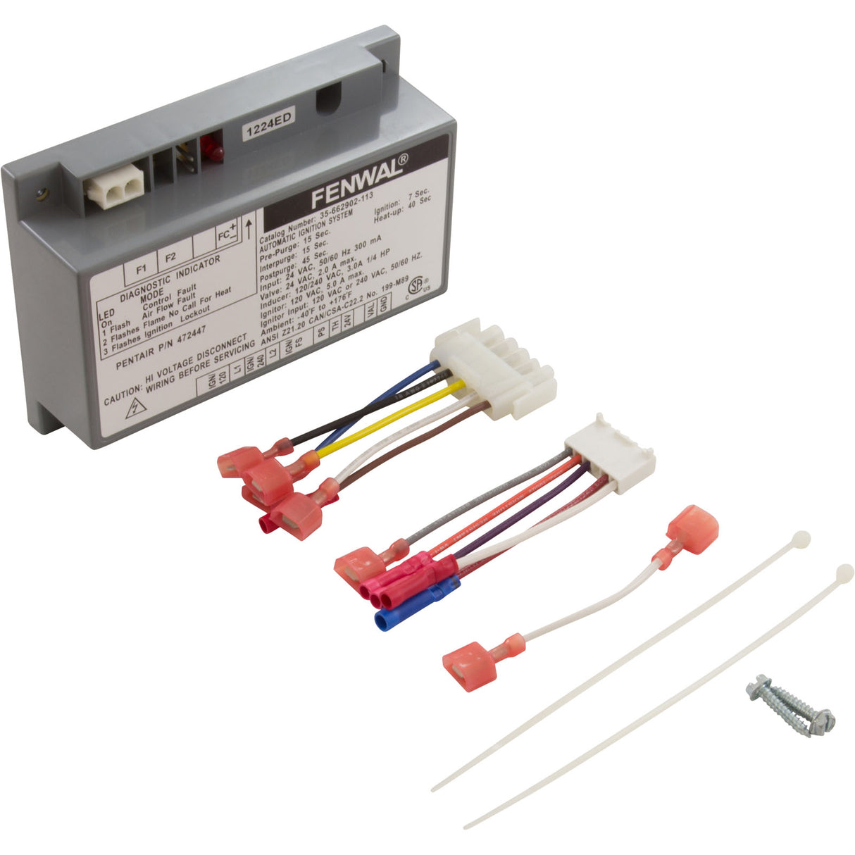 Ignition Control Module, Pentair Minimax NT : 460783 - Purex/Pentair - 460783 - PartsForSpas.com