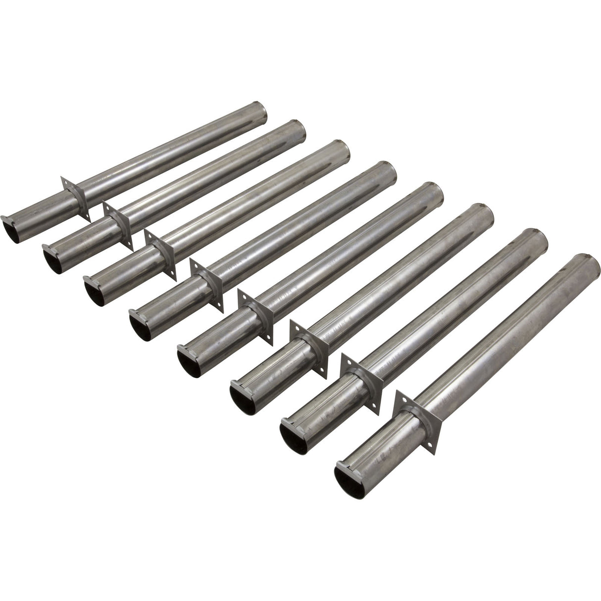 Burner Tube, Hayward Universal Low NOx, Set of 8 : FDXLBRN1930 - Hayward - 0610377072762 - PartsForSpas.com