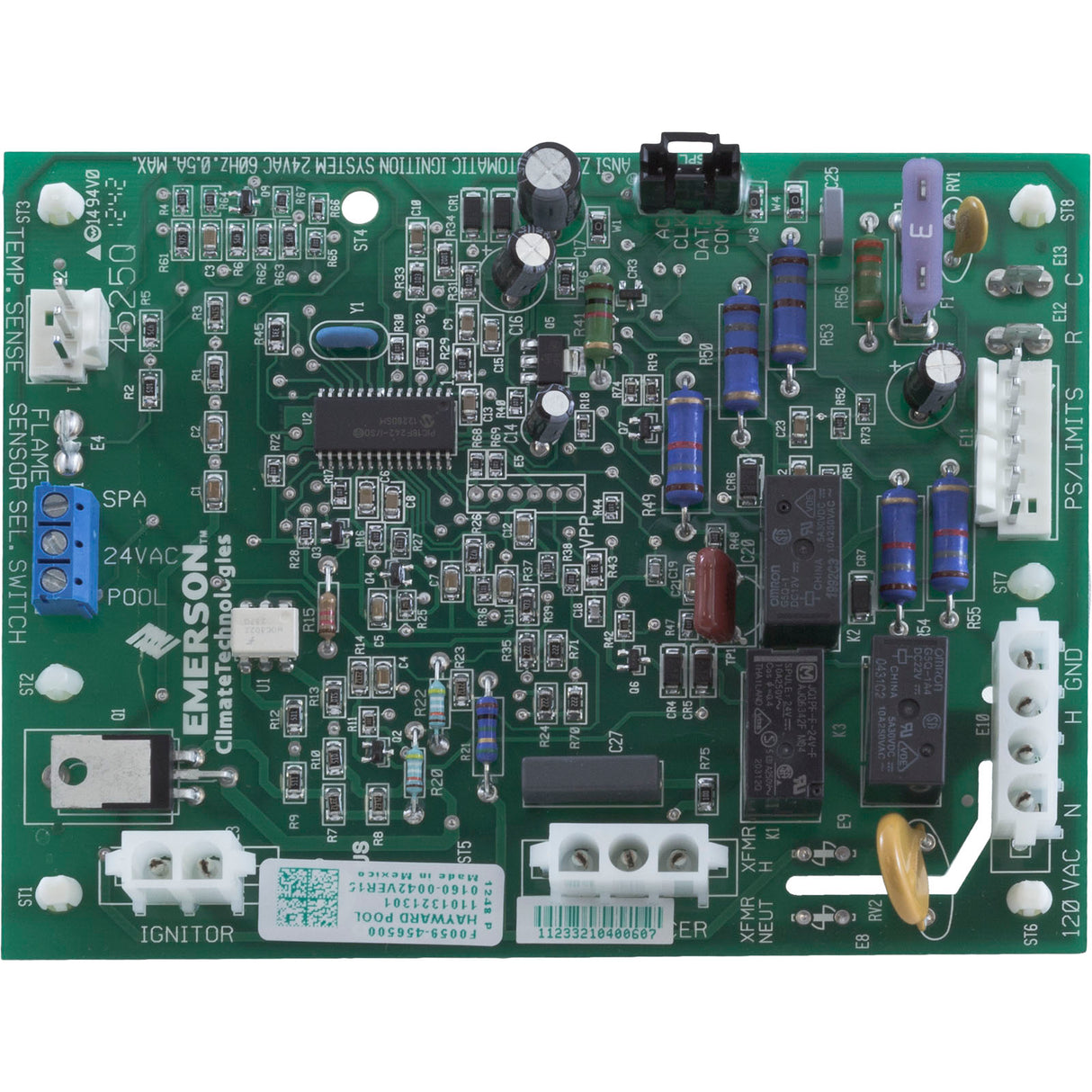 Blower/Control Board Kit, Hayward Low NOx, 115v : IDXL2BWR1931 - Hayward - 0610377050487 - PartsForSpas.com