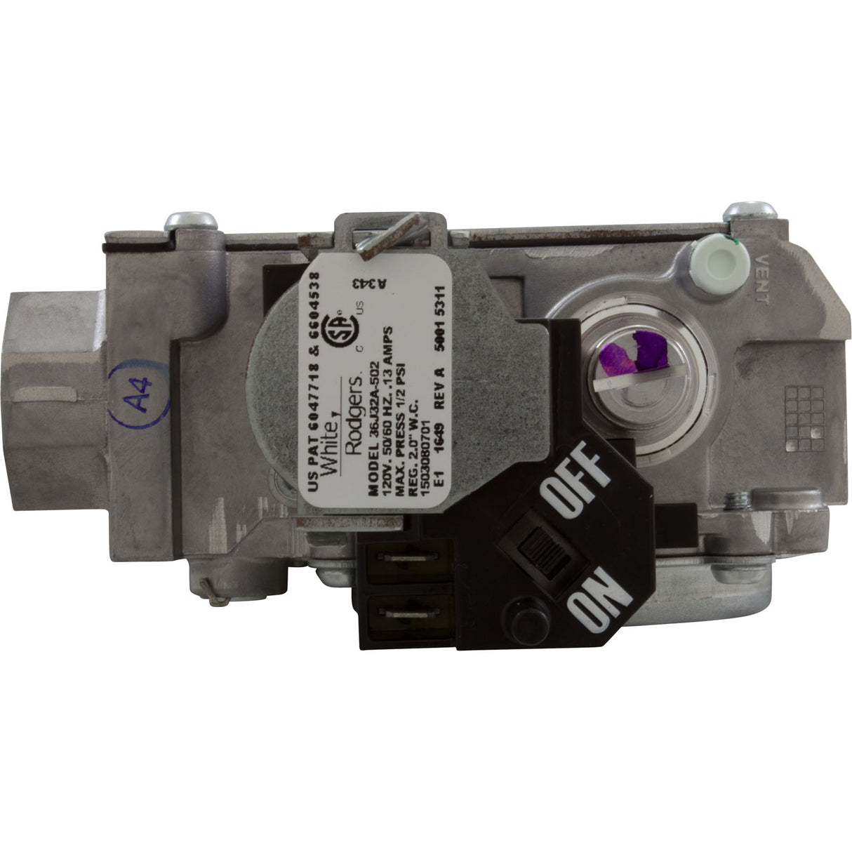 Gas Valve, Hayward Above Ground : IDXVAL1931 - Hayward - 0610377110518 - PartsForSpas.com