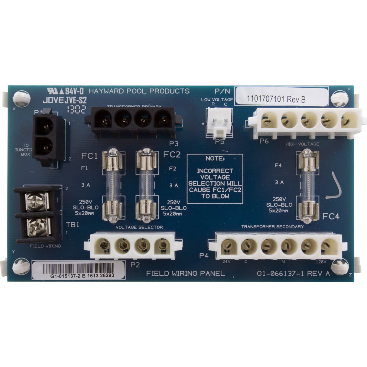 Fuse Board, Hayward Low NOx : IDXL2FSB1930 - Hayward - IDXL2FSB1930 - PartsForSpas.com