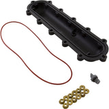 Return Header, Raypak 206A - 407A, w/ Flange Nut Kit : 015095F - Raypak - 840891035381 - PartsForSpas.com