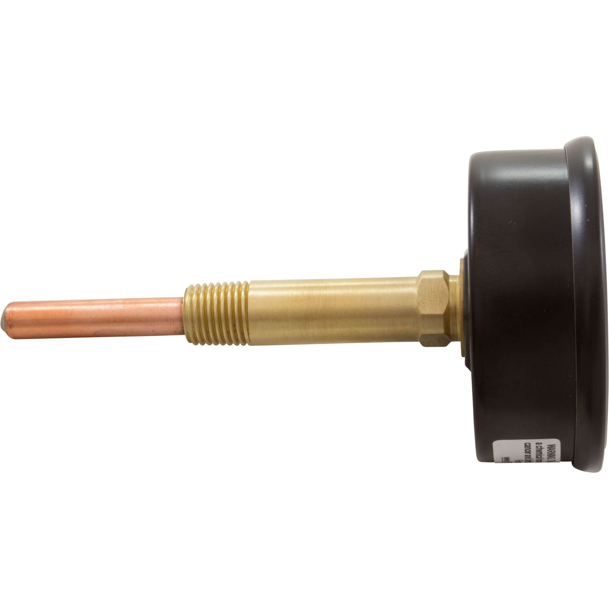 Temperature and Pressure Gauge, Raypak Heaters, 1/2", Bottom : 007205F - Raypak - 840891011859 - PartsForSpas.com