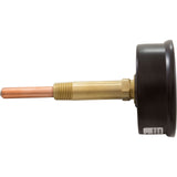 Temperature and Pressure Gauge, Raypak Heaters, 1/2", Bottom : 007205F - Raypak - 840891011859 - PartsForSpas.com