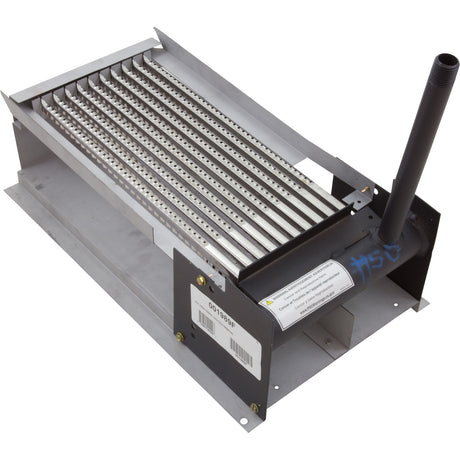 Burner Tray, Raypak Gemini/Spa Pak 153 `81-`84, w/Burners : 001989F - Raypak - 840891004097 - PartsForSpas.com