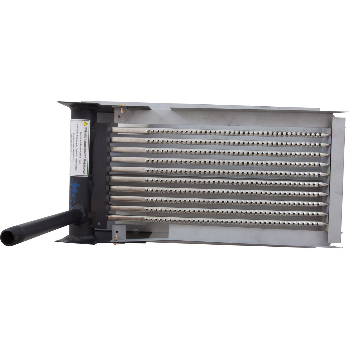 Burner Tray, Raypak Gemini/Spa Pak 153 `81-`84, w/Burners : 001989F - Raypak - 840891004097 - PartsForSpas.com
