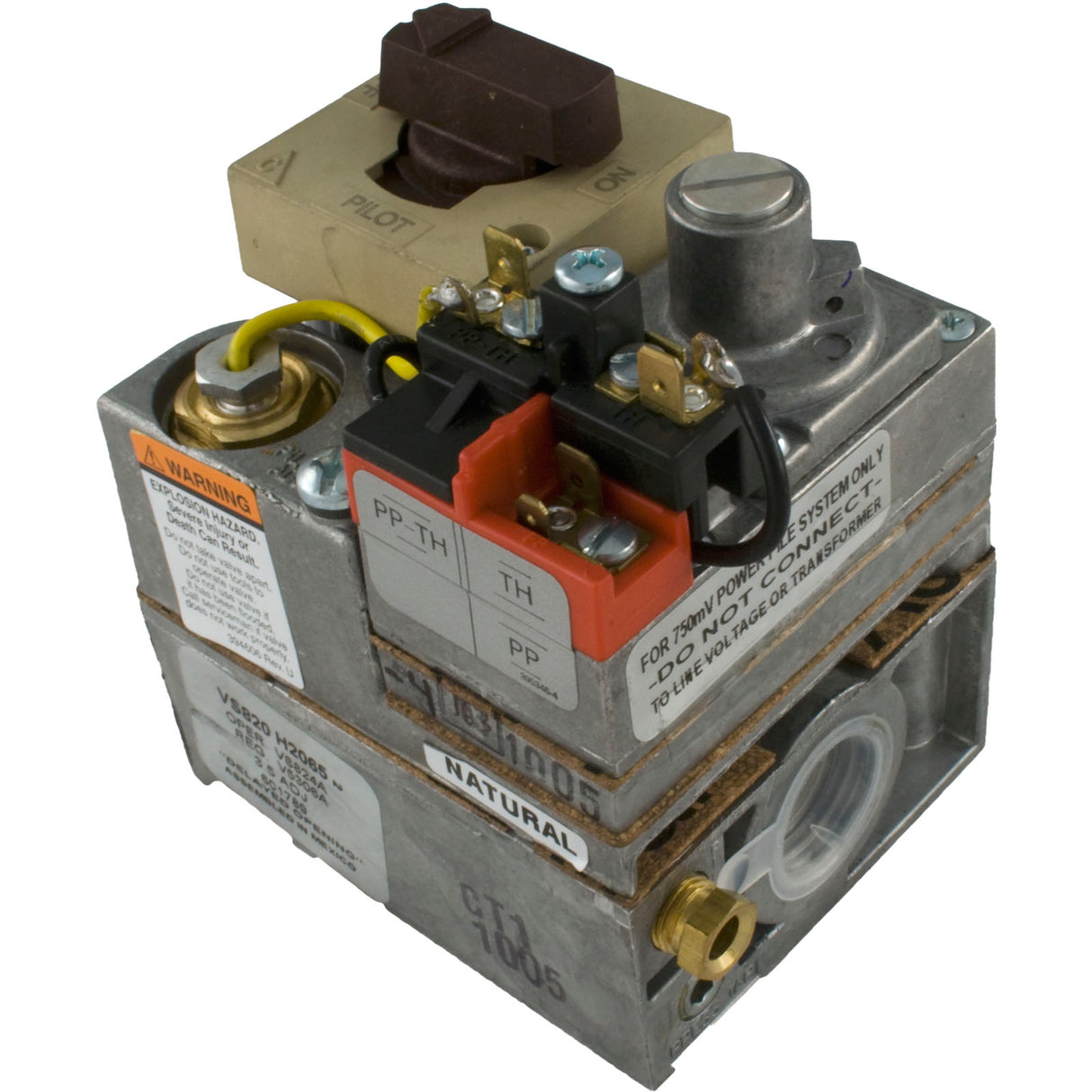 Combination Gas Valve, Raypak 130A, Nat., MV : 011588F - Raypak - 011588F - PartsForSpas.com
