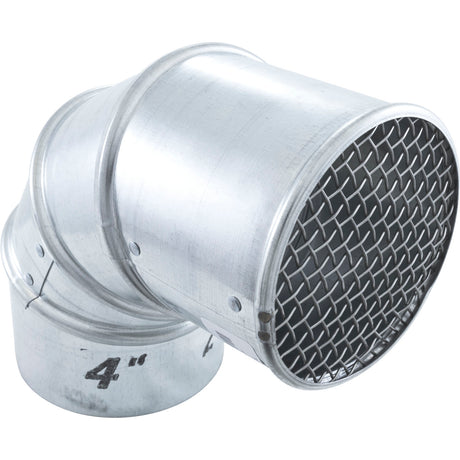 90 Elbow, Raypak D-2, 4", with Screen : 010827F - Raypak - 840891020882 - PartsForSpas.com