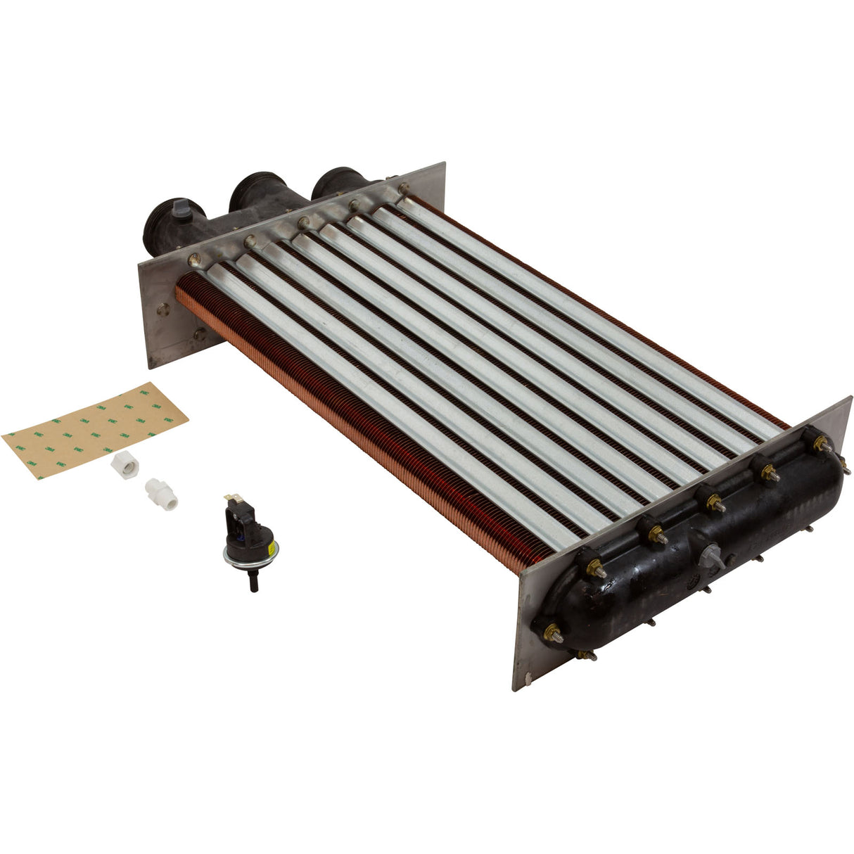 Heat Exchanger, Raypak Model 406A/407A, Polymer : 010046F - Raypak - 010046F - PartsForSpas.com
