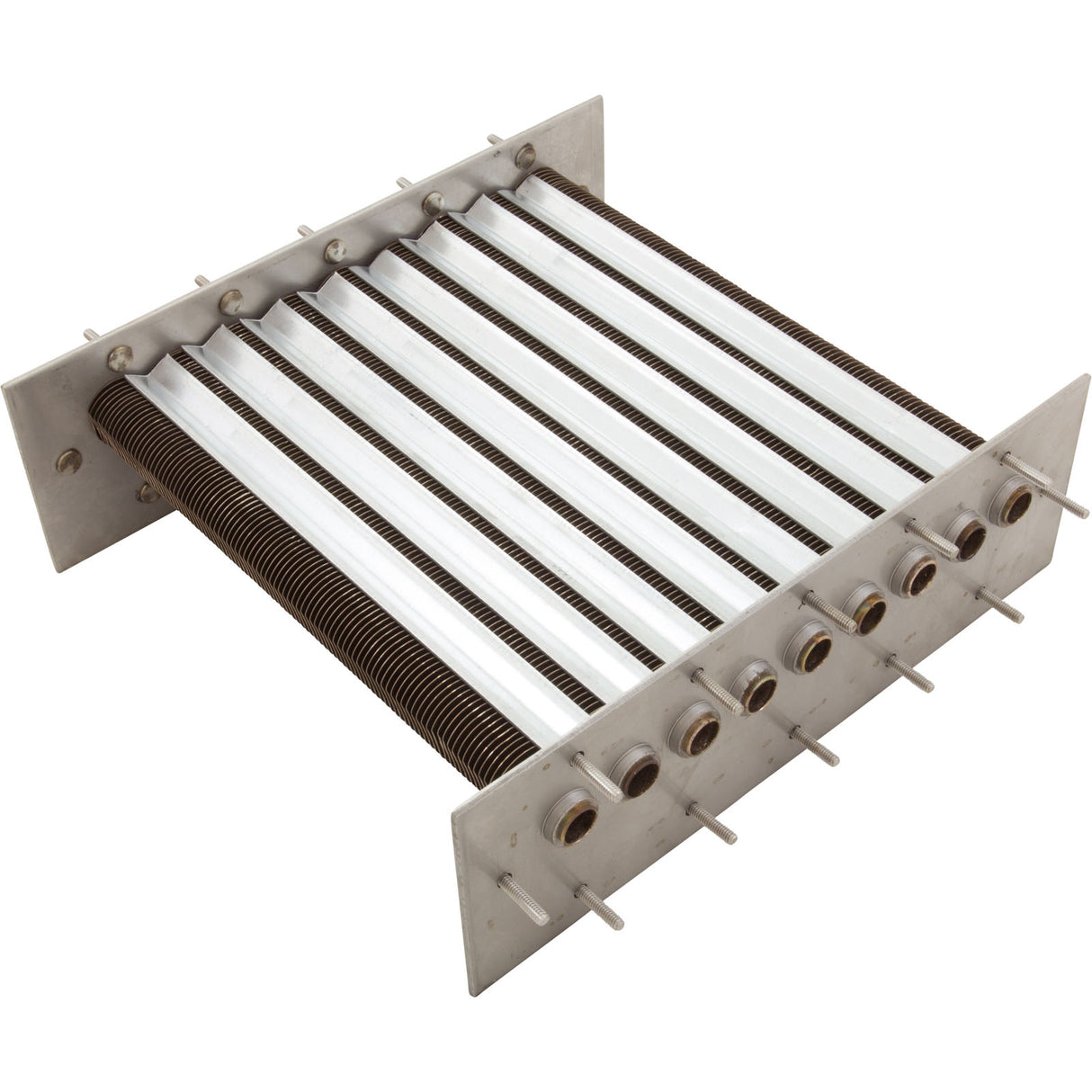 Tube Bundle, Raypak 206A/207A, CuNi/Polymer, Before 7/2013 : 010364F - Raypak - 840891019619 - PartsForSpas.com