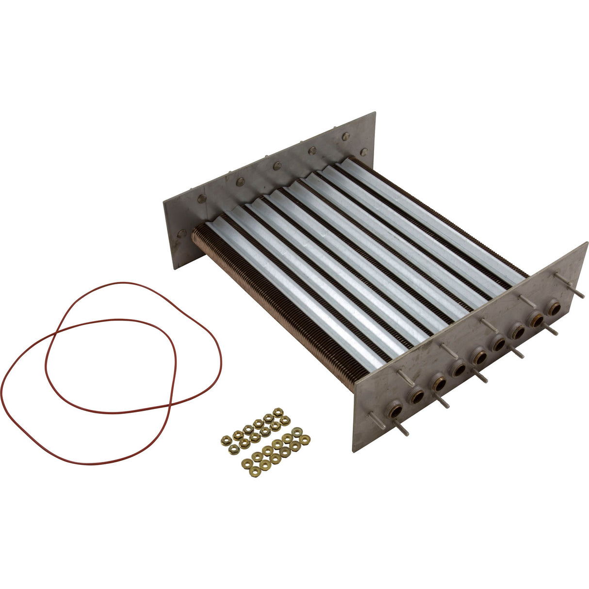 Tube Bundle, Raypak 266A/267A, CuNi/Polymer, Before 7/2013 : 010365F - Raypak - 840891019626 - PartsForSpas.com