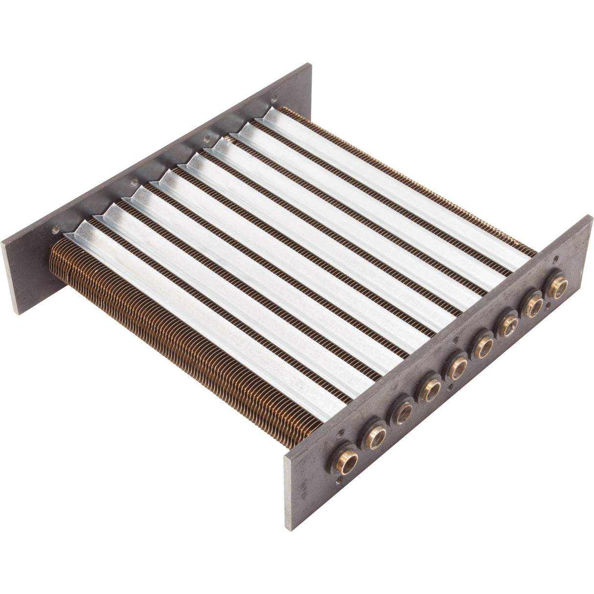 Tube Bundle, Raypak 206A/207A, CuNi/Metal : 010368F - Raypak - 840891020684 - PartsForSpas.com