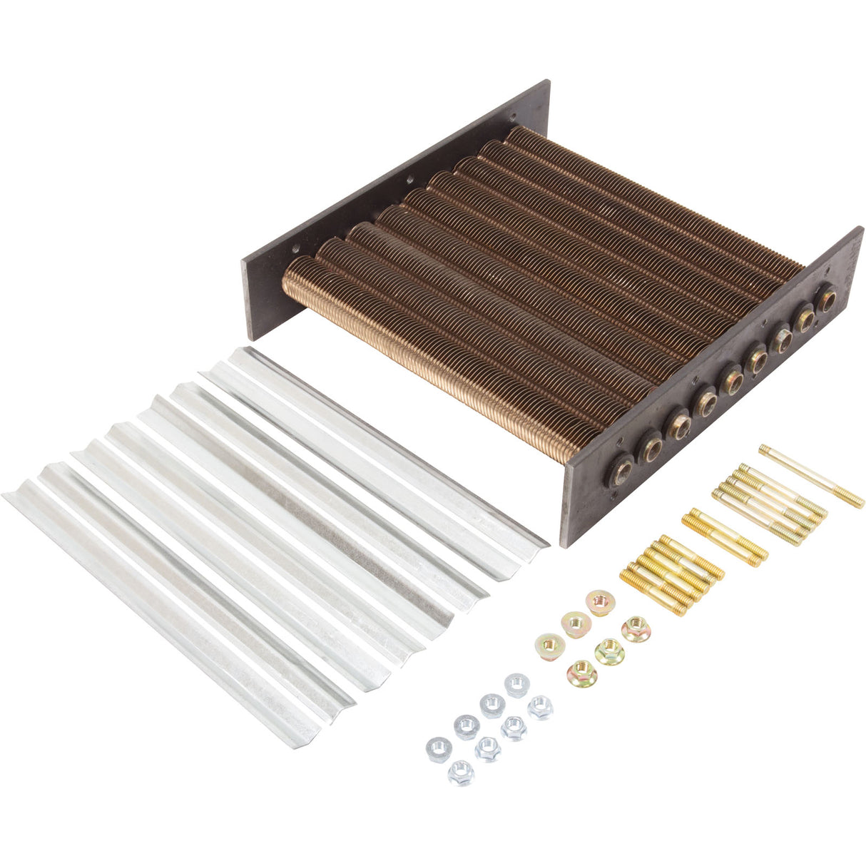 Tube Bundle, Raypak 206A/207A, CuNi/Metal : 010368F - Raypak - 840891020684 - PartsForSpas.com