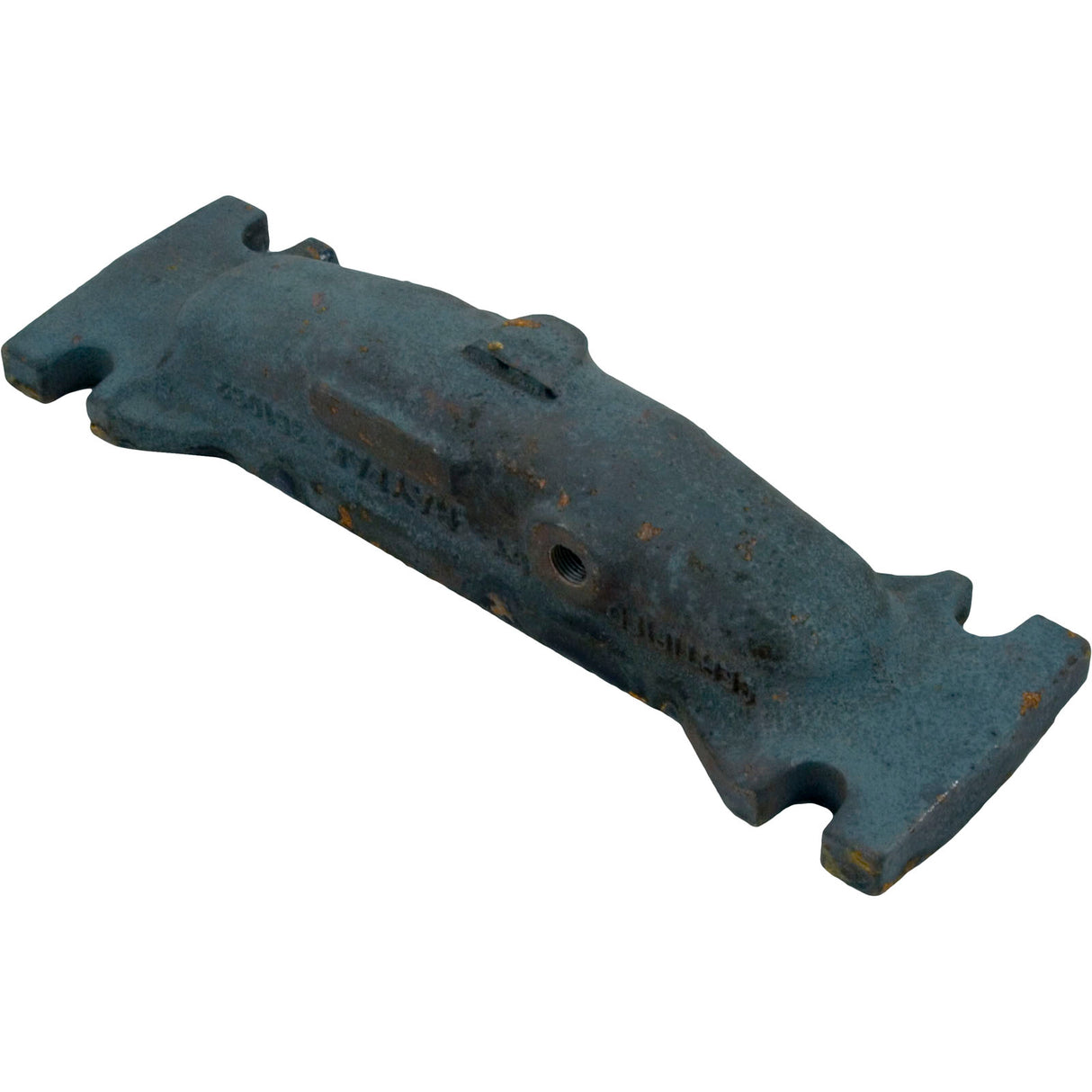 Return Header, Raypak 155B/155C, Cast Iron : 004964F - Raypak - 840891005759 - PartsForSpas.com