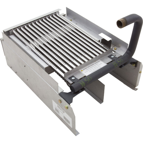 Burner Tray, Raypak Model R185, with Burner, Sea Level : 005213F - Raypak - 840891002727 - PartsForSpas.com