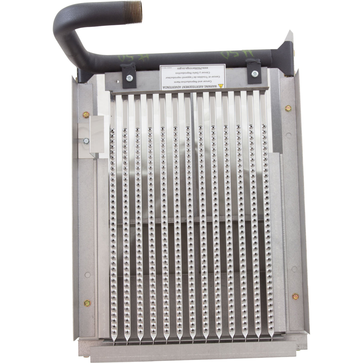 Burner Tray, Raypak Model R185, with Burner, Sea Level : 005213F - Raypak - 840891002727 - PartsForSpas.com