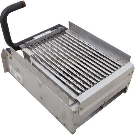 Burner Tray, Raypak Model R185, with Burner, Sea Level : 005213F - Raypak - 840891002727 - PartsForSpas.com