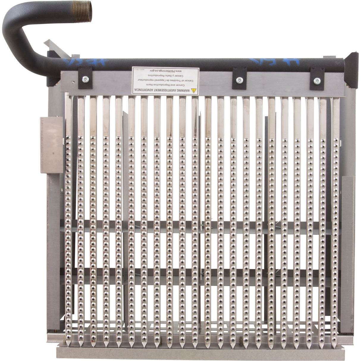 Burner Tray, Raypak Model 336A, with Burner, Sea Level : 010393F - Raypak - 840891023128 - PartsForSpas.com