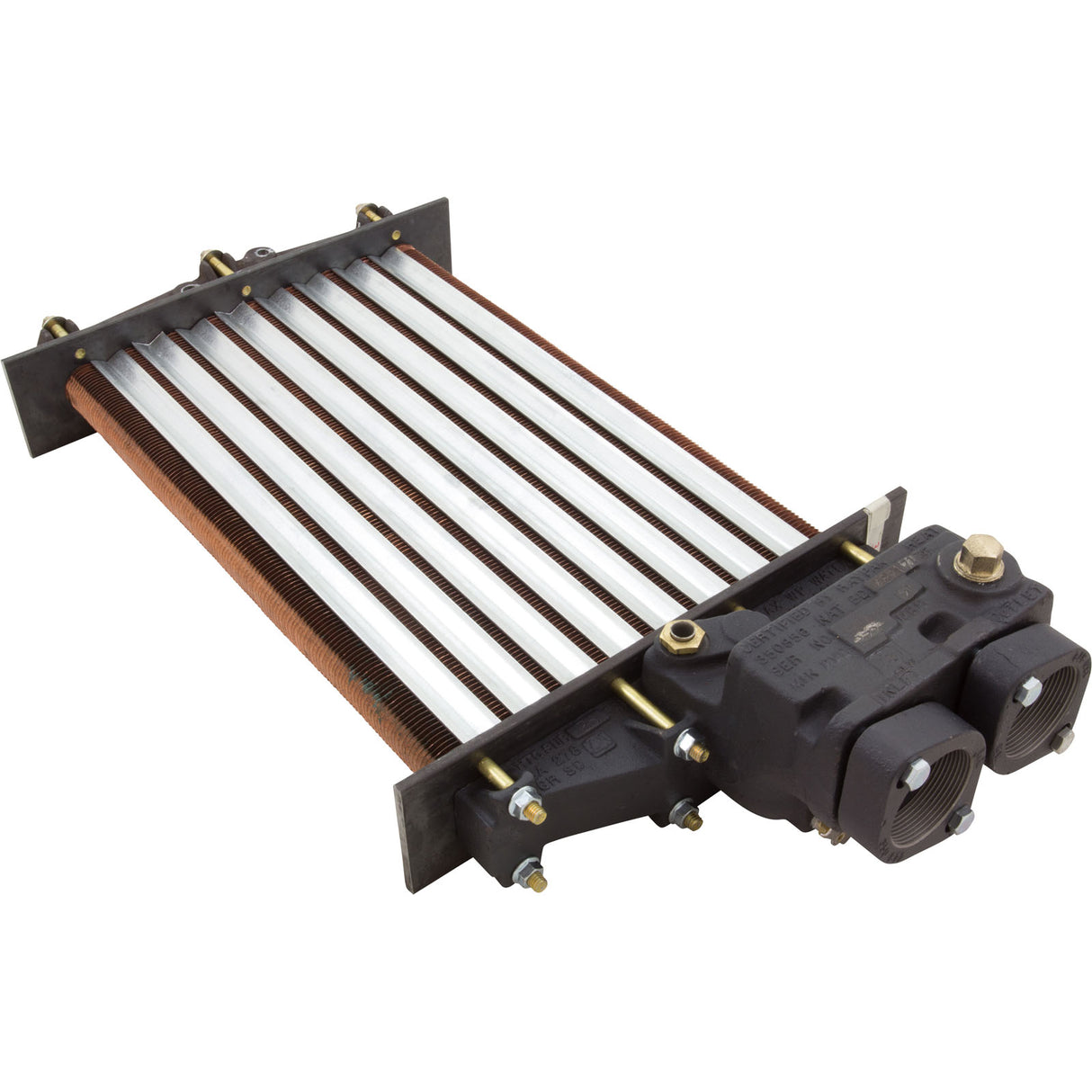 Heat Exchanger, Raypak 336A/337A, Copper : 010053F - Raypak - 840891027218 - PartsForSpas.com