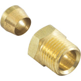 Adapter Nut, Raypak 207A/267A/337A/407A, Metric : 011927F - Raypak - 840891028673 - PartsForSpas.com