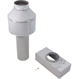 Drafthood, Raypak 156A, Indoor, w/ Adapter : 014358 - Raypak - 014358 - PartsForSpas.com