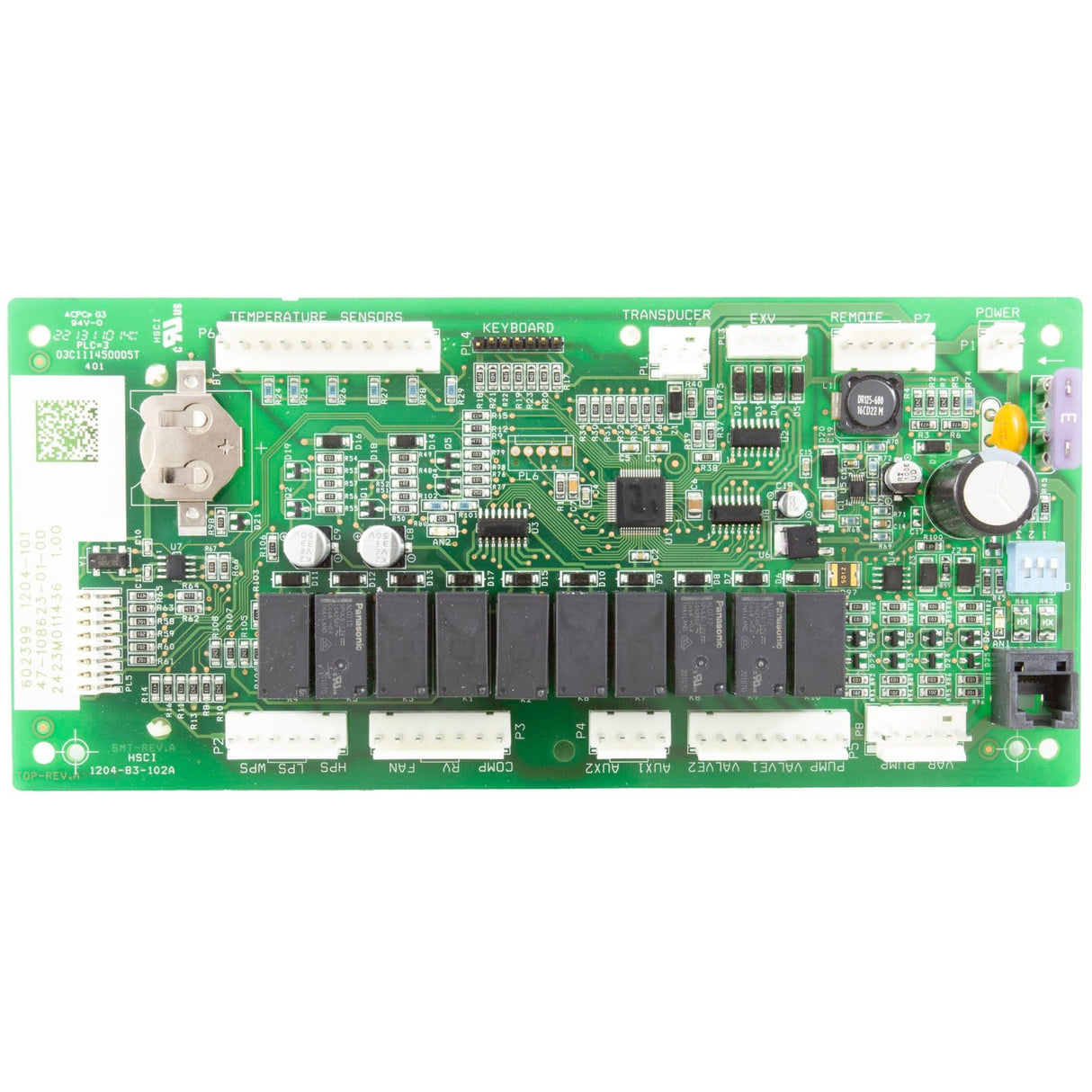PCB, Raypak 5450/6450/8450, Digital : 100-10000347 - Raypak - 100-10000347 - PartsForSpas.com