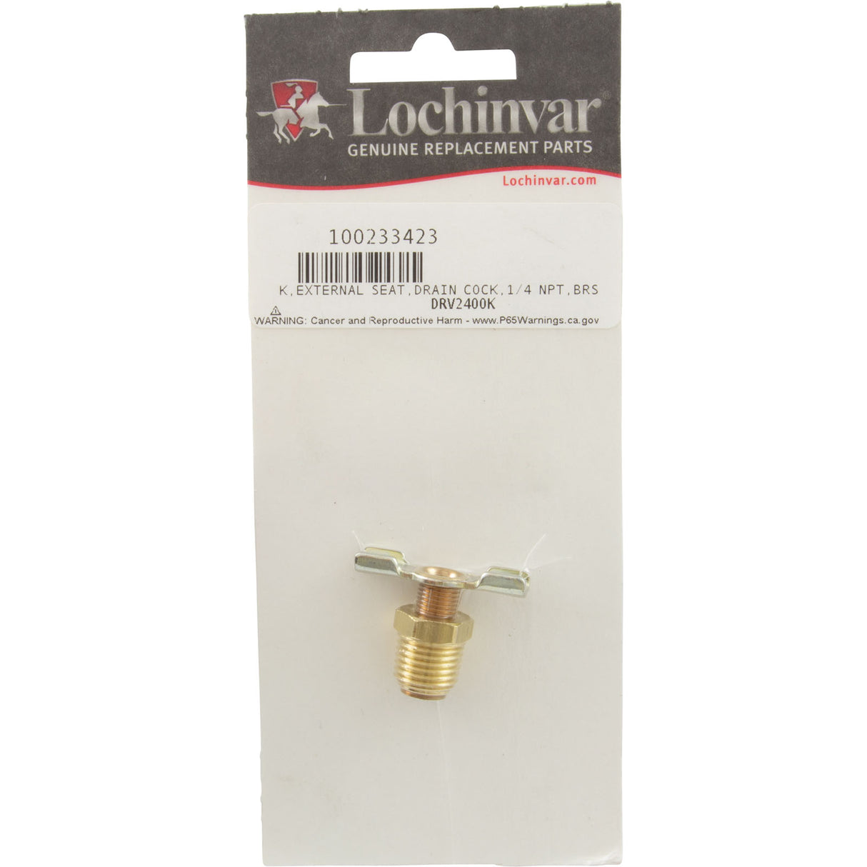 Drain Valve, Lochinvar EnergyRite 152-402 : 100233423 - Lochinvar, LLC - 100233423 - PartsForSpas.com