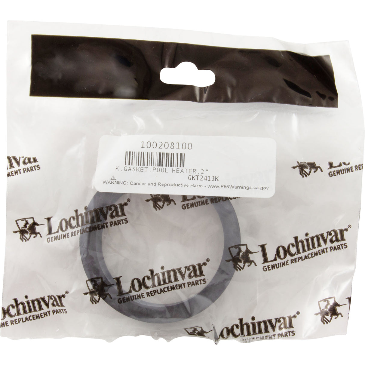 Gasket, Lochinvar EnergyRite/2, Flange, Thick, 2" : 100208100 - Lochinvar, LLC - 100208100 - PartsForSpas.com