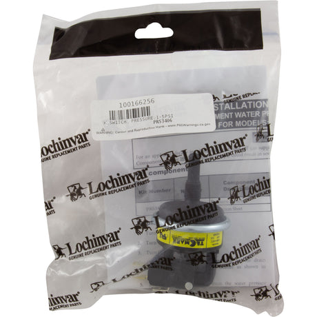 Water Pressure Switch Kit, Lochinvar EnergyRite Heater : 100166256 - Lochinvar - 100166256 - PartsForSpas.com