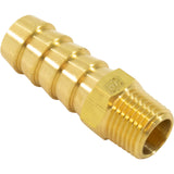 Barb Adapter, 3/8" Barb x 1/8" Male Pipe Thread, Brass : - Generic -  - PartsForSpas.com
