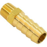 Barb Adapter, 3/8" Barb x 1/8" Male Pipe Thread, Brass : - Generic -  - PartsForSpas.com