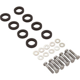 Rear Header, Zodiac Jandy LRZE/LRZM/LXi, with Hardware : R0454200 - Jandy/Laars/Zodiac - 052337023030 - PartsForSpas.com