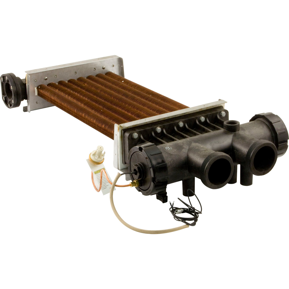Heat Exchanger, Zodiac Jandy LRZE 325, Copper : R0470604 - Jandy/Laars/Zodiac - 052337035651 - PartsForSpas.com