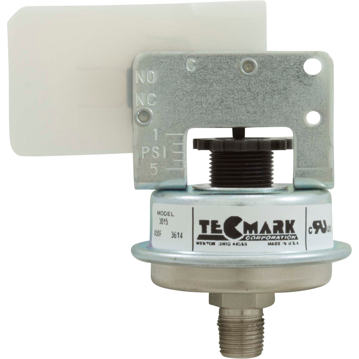 Pressure Switch 3015, 25A, Tecmark, 1/8"mpt, SPDT : 3015