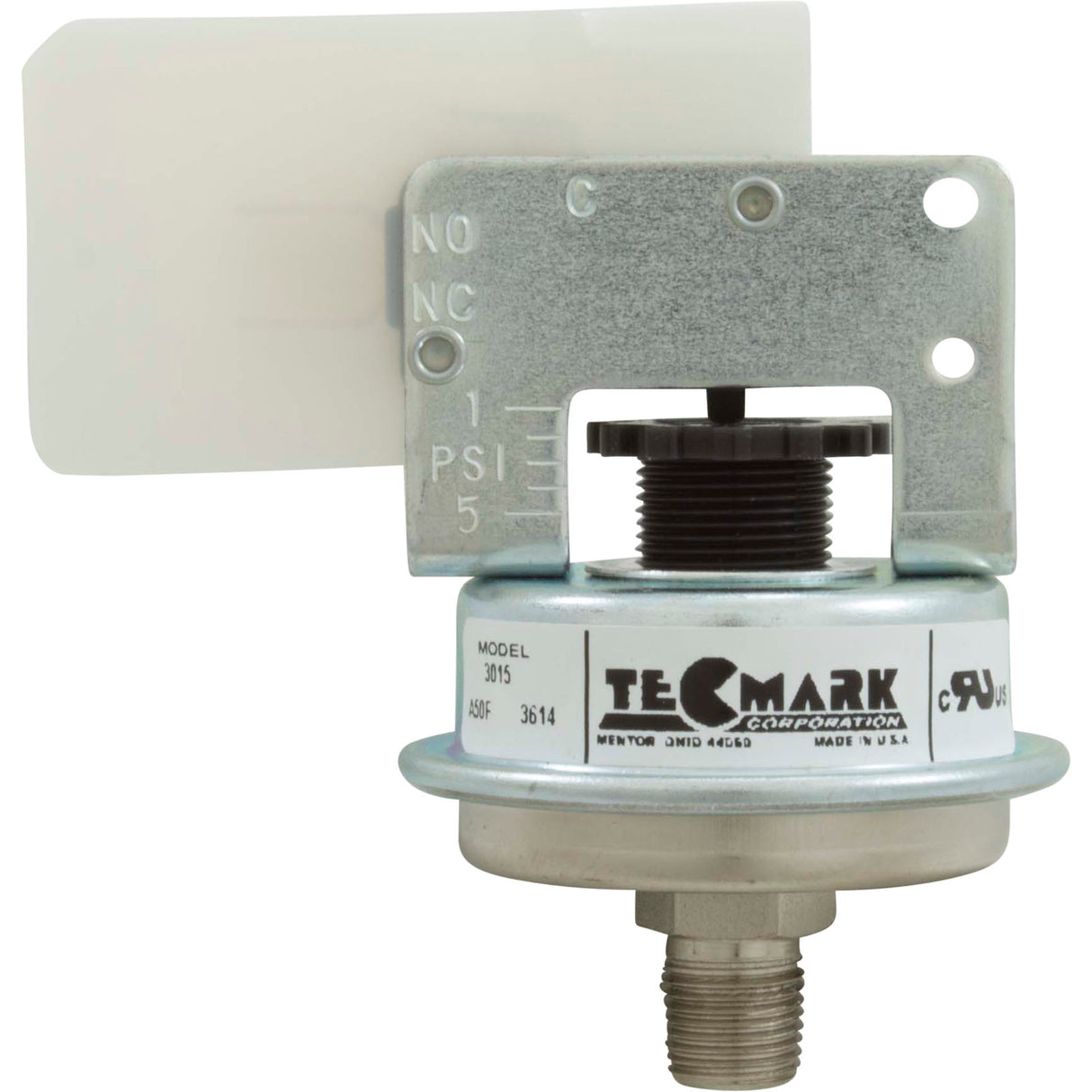 Pressure Switch 3015, 25A, Tecmark, 1/8"mpt, SPDT : 3015
