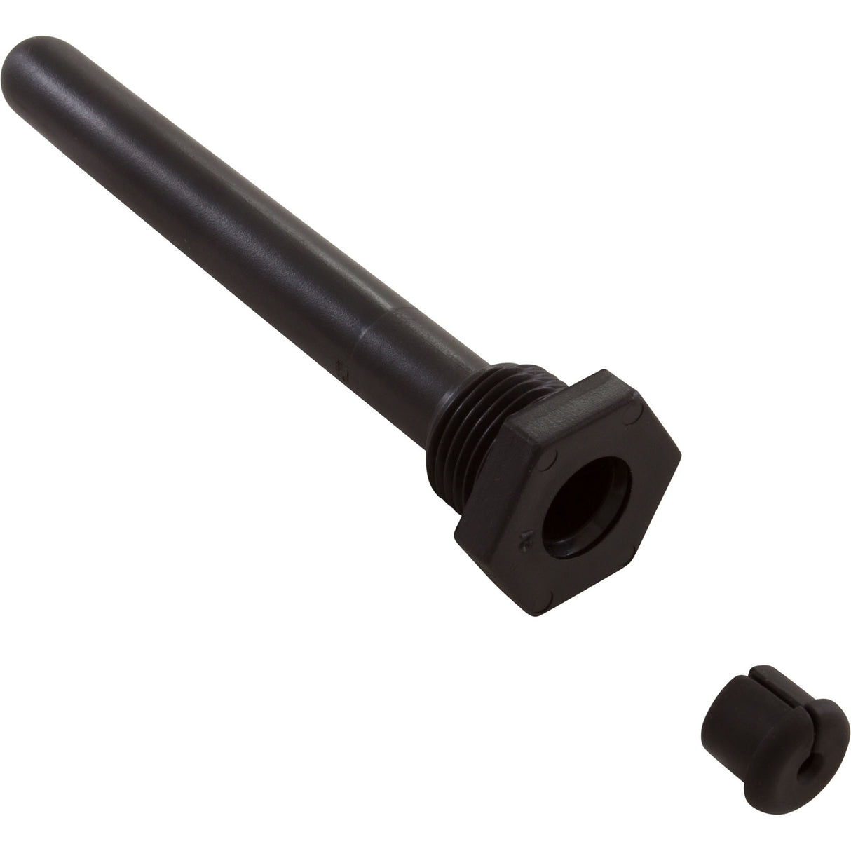 Thermowell, 1/2"mpt, 5/16" x 4-1/2", PVC : 990180-000PKG