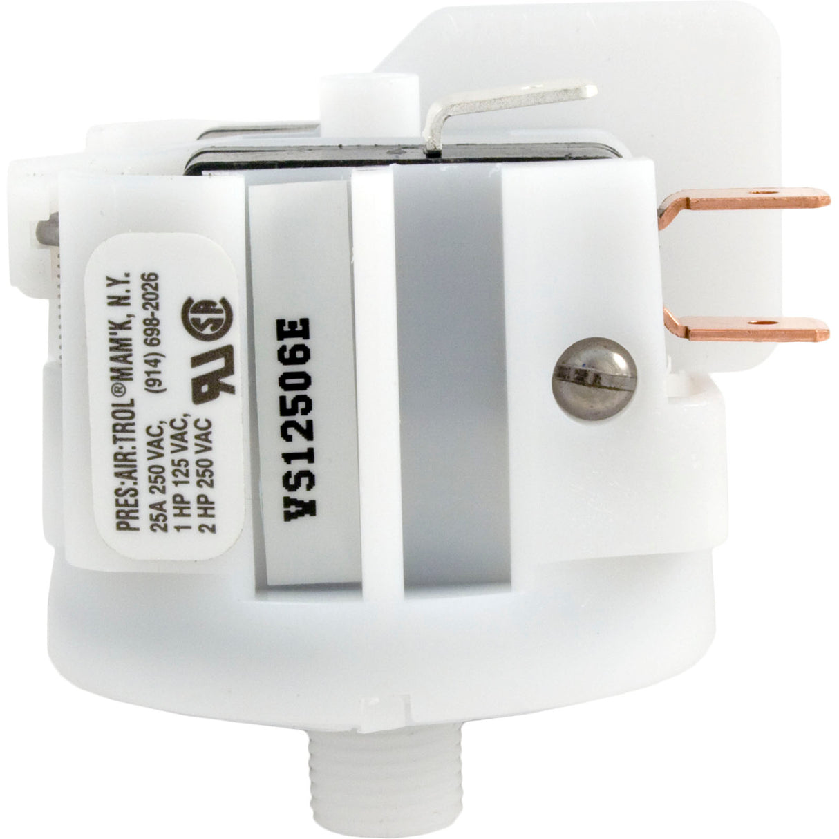 Vacuum Switch, PresAirTrol VS11106E, 21A, 1/8"mpt : VS12506E