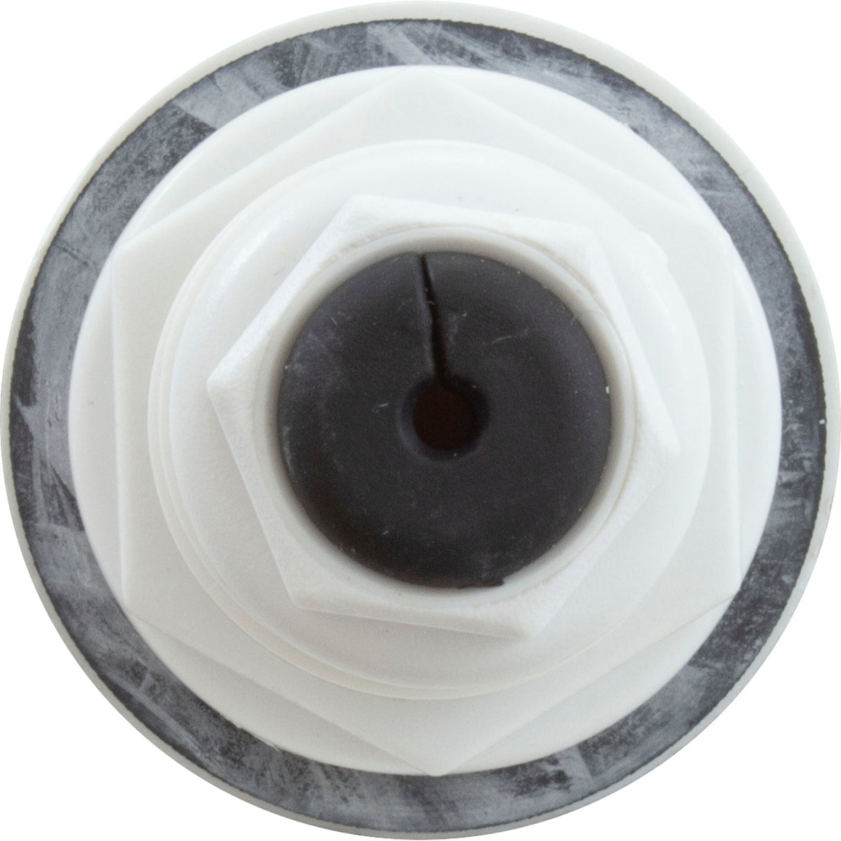 Thru-Wall Drywell Fitting, Len Gordon, White : 990451-000