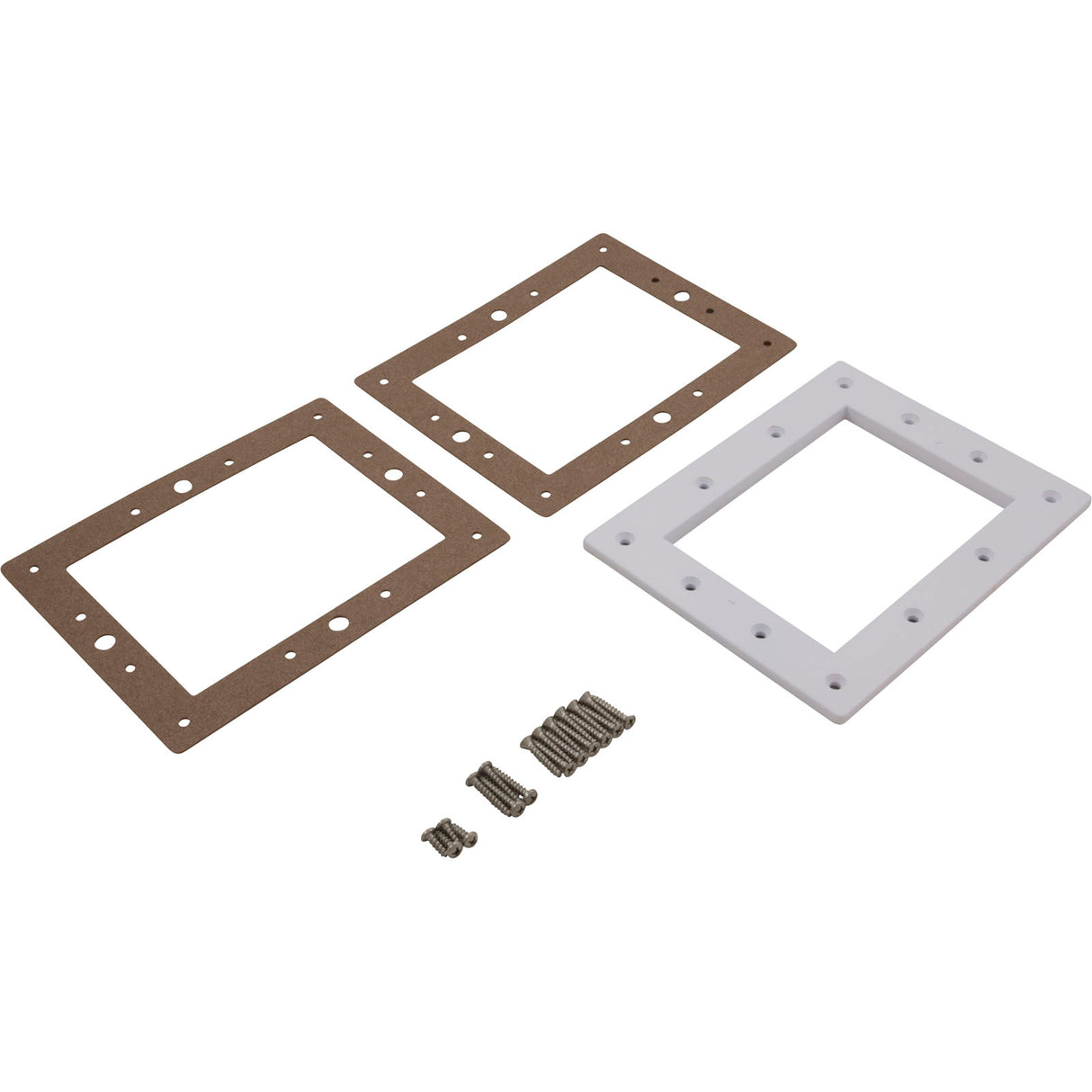 Skimmer Complete, Pentair Bermuda, 1-1/2"fpt, Vinyl/Fiber, Wht : 506421