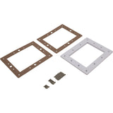 Skimmer Complete, Pentair Bermuda, 1-1/2"fpt, Vinyl/Fiber, Wht : 506421
