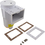 Skimmer Complete, Pentair Bermuda, 1-1/2"fpt, Vinyl/Fiber, Wht : 506421