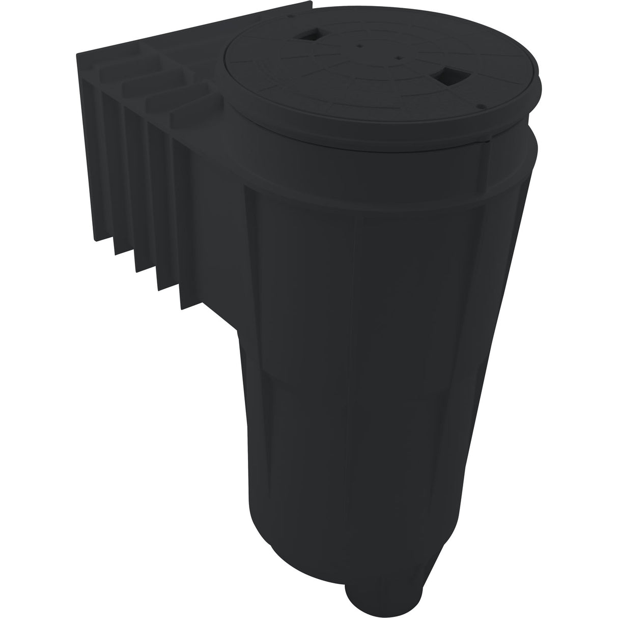 Skimmer Complete, Pentair Bermuda, 2"s, Gunite, Black : 506365