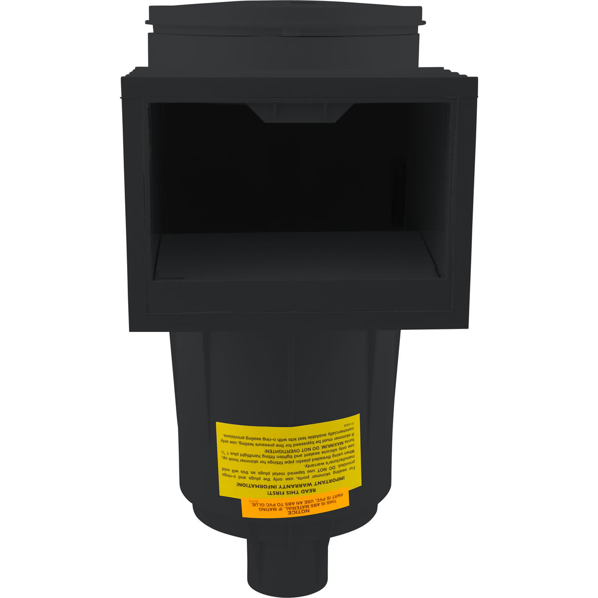 Skimmer Complete, Pentair Bermuda, 2"s, Gunite, Black : 506365
