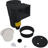 Skimmer Complete, Pentair Bermuda, 2"s, Gunite, Black : 506365