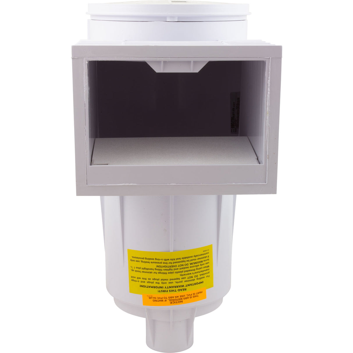 Skimmer Complete, Pentair Bermuda, 2"fpt, Gunite, White : 506362 - Pentair - 506362 - PartsForSpas.com