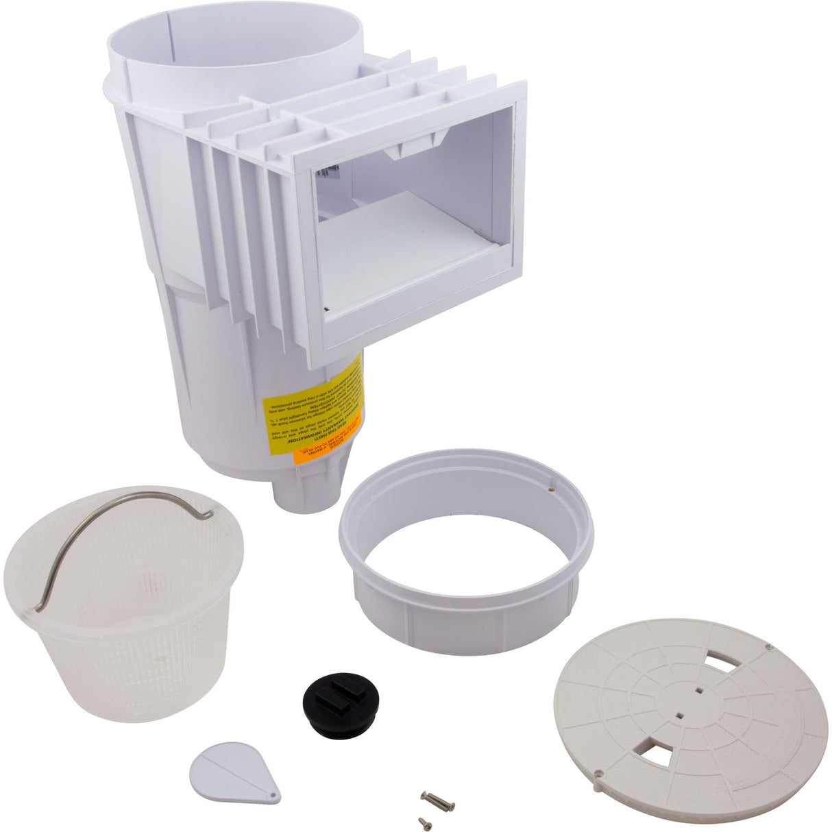 Skimmer Complete, Pentair Bermuda, 2"fpt, Gunite, White : 506362 - Pentair - 506362 - PartsForSpas.com